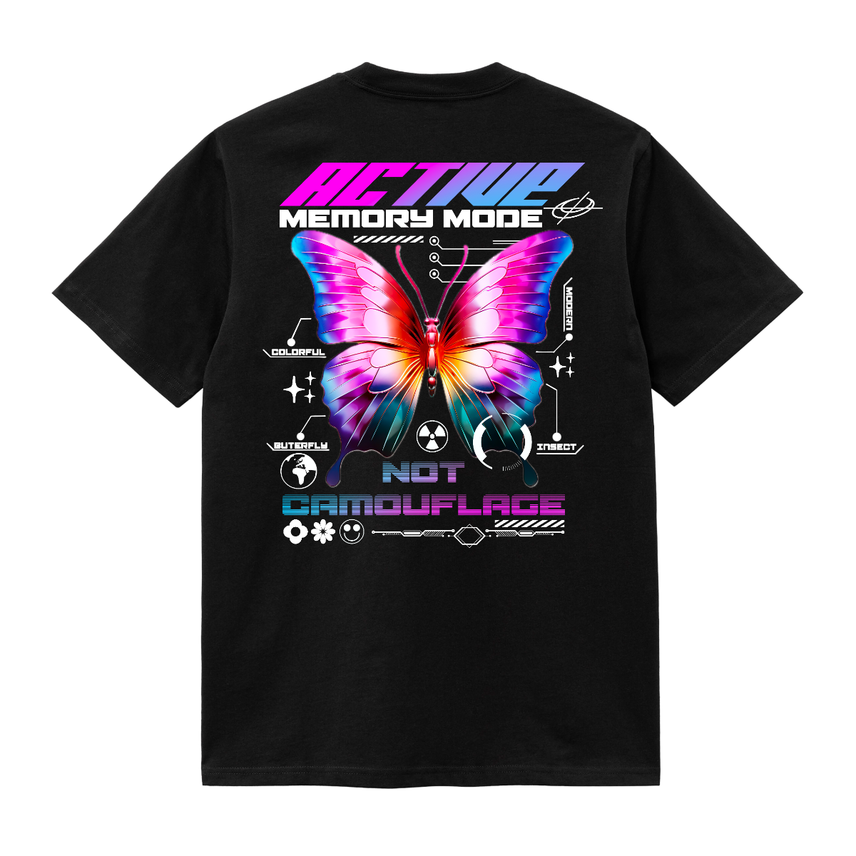 Active Memory T-Shirt – Butterfly Mode Edition