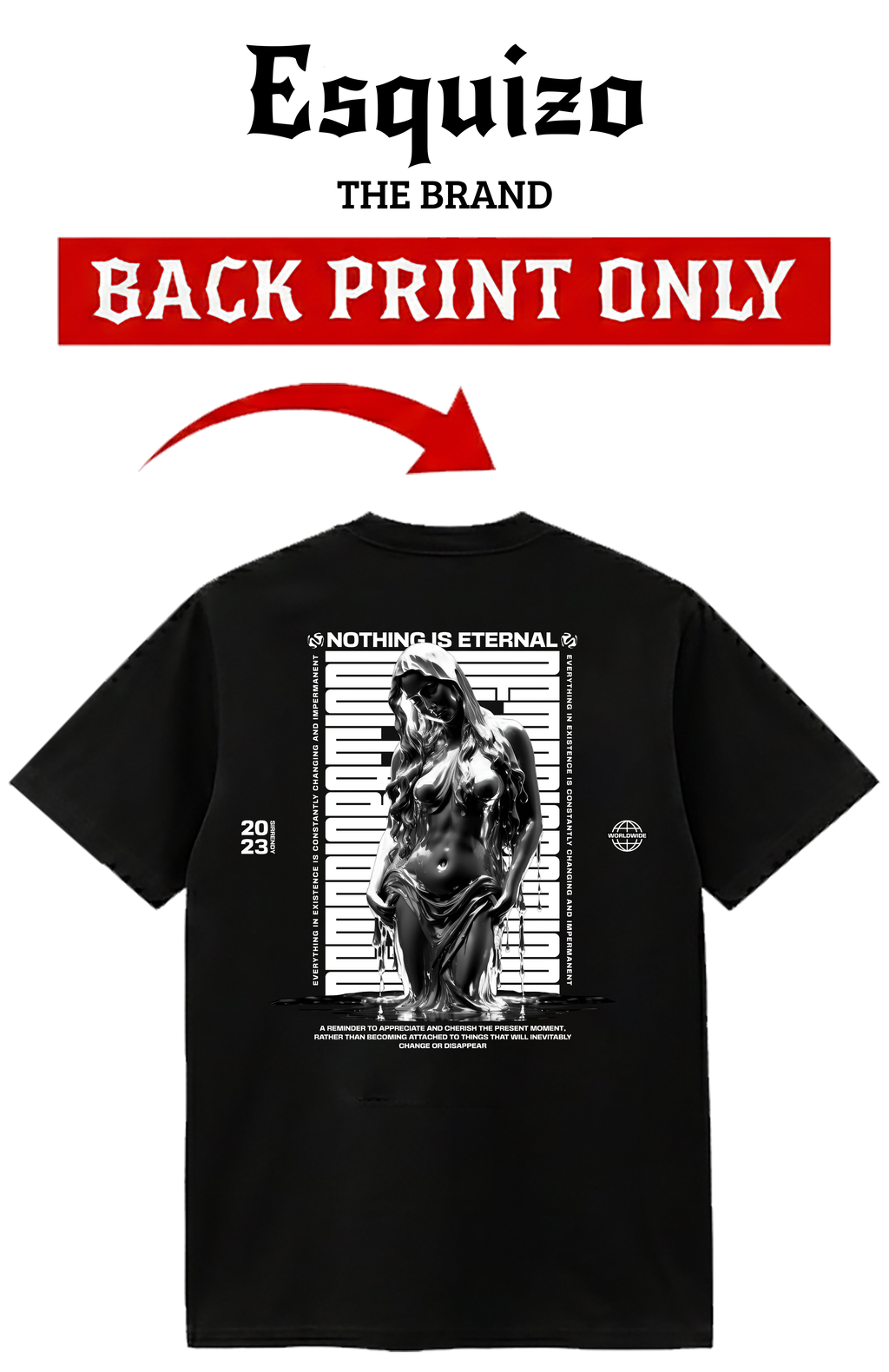 Eternal Moment T-Shirt – Chrome Goddess Edition