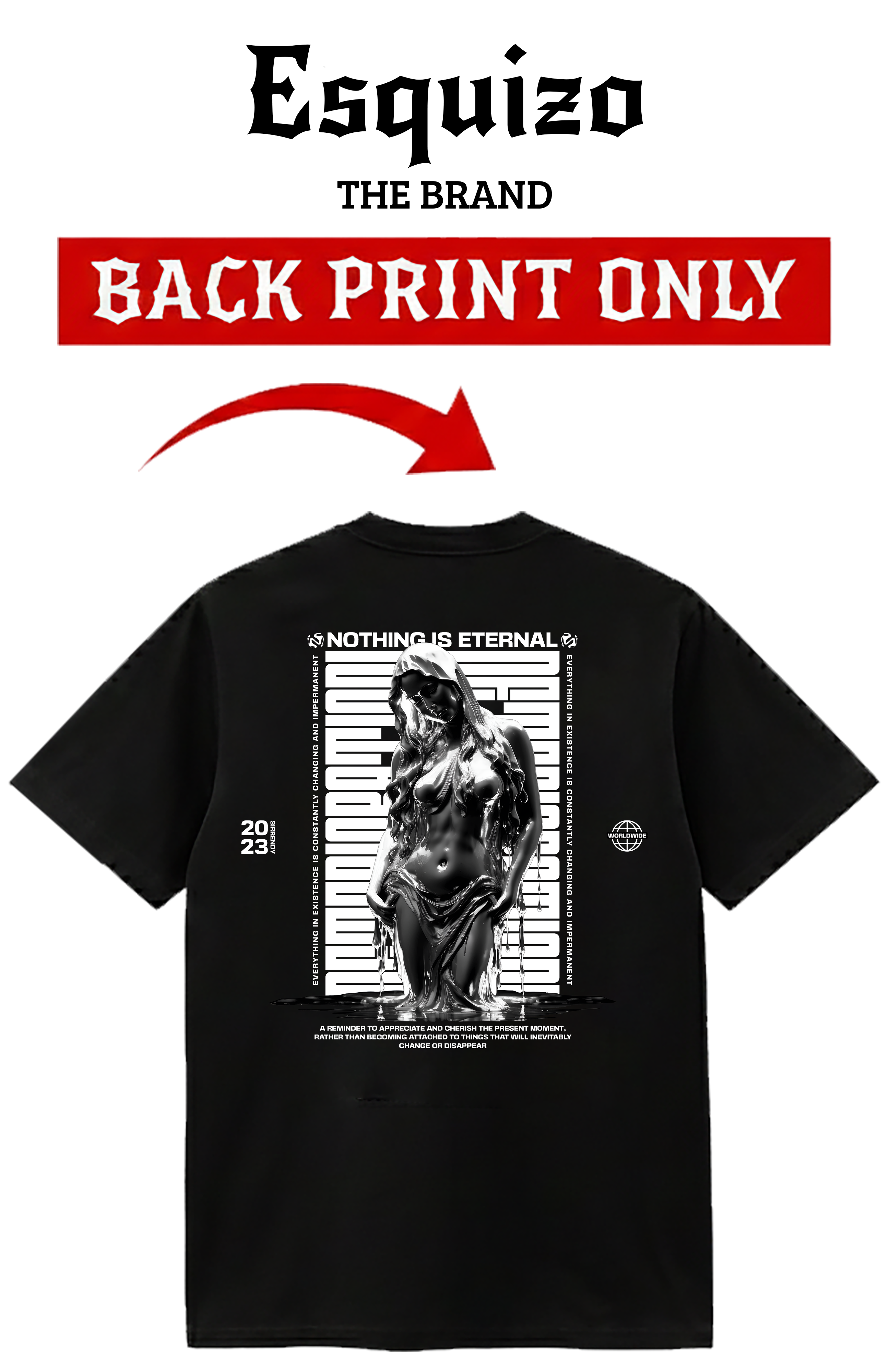 Eternal Moment T-Shirt – Chrome Goddess Edition