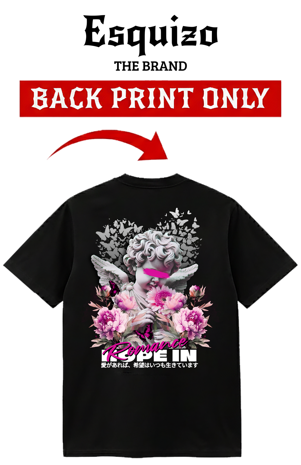 Hope In Romance T-Shirt – Floral Hope Edition