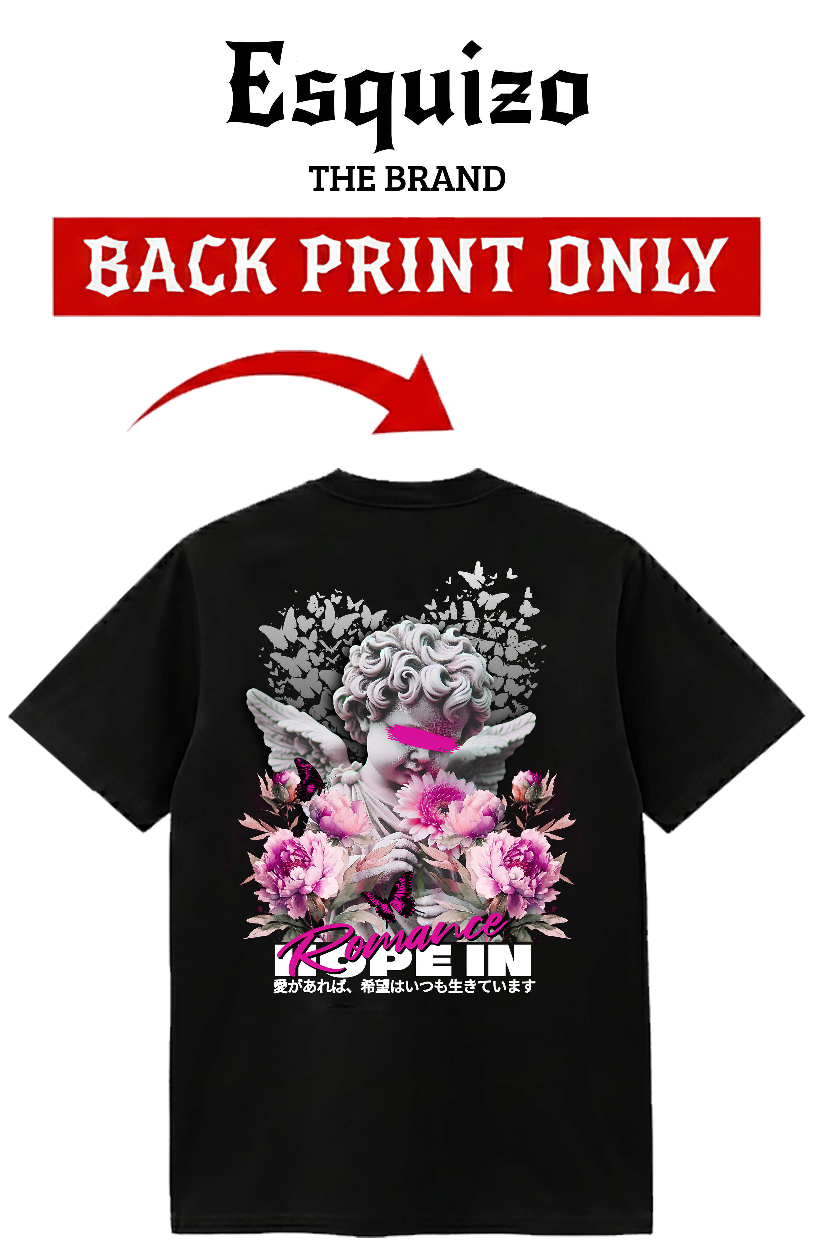 Hope In Romance T-Shirt – Floral Hope Edition