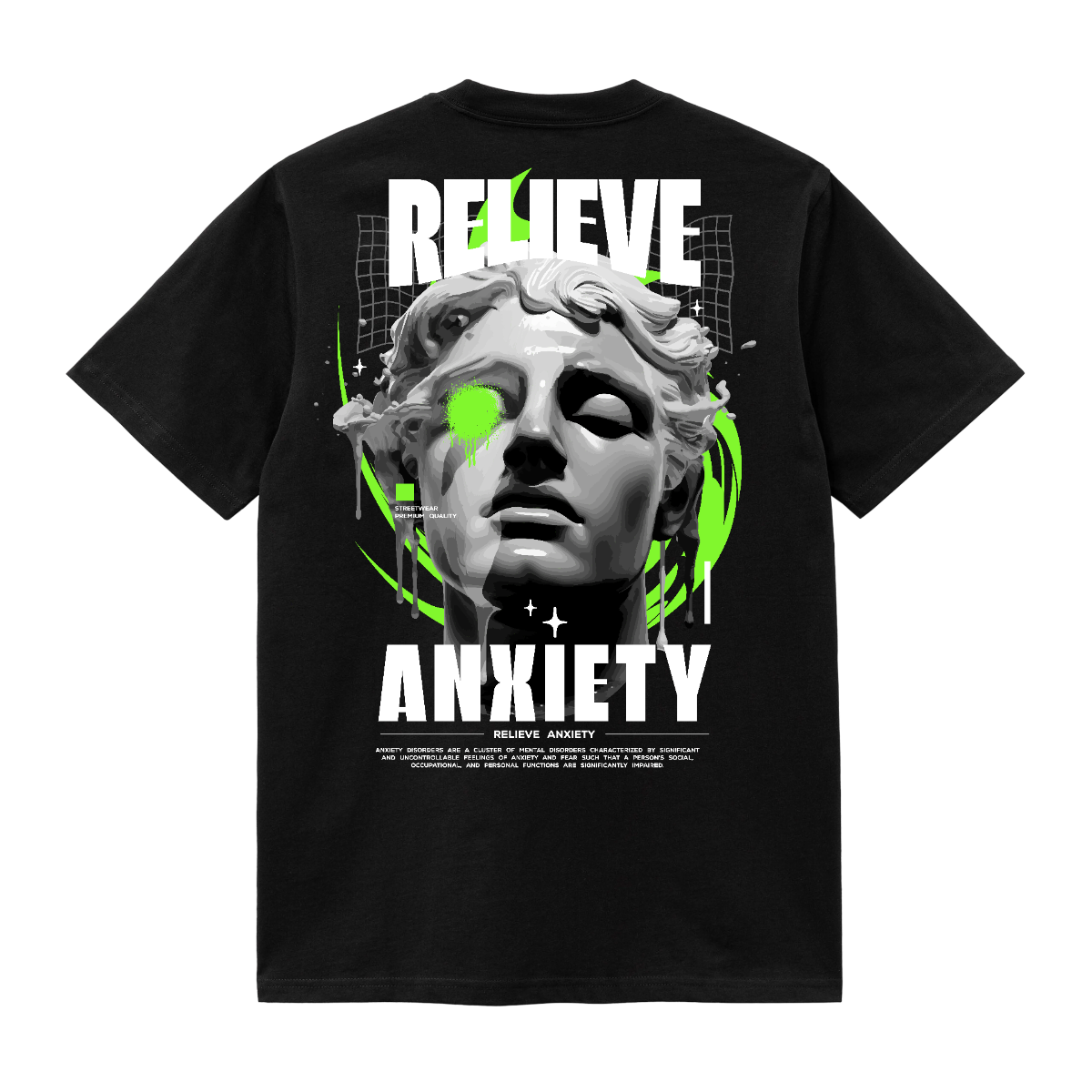 Relieve Anxiety T-Shirt – Mental Balance Edition