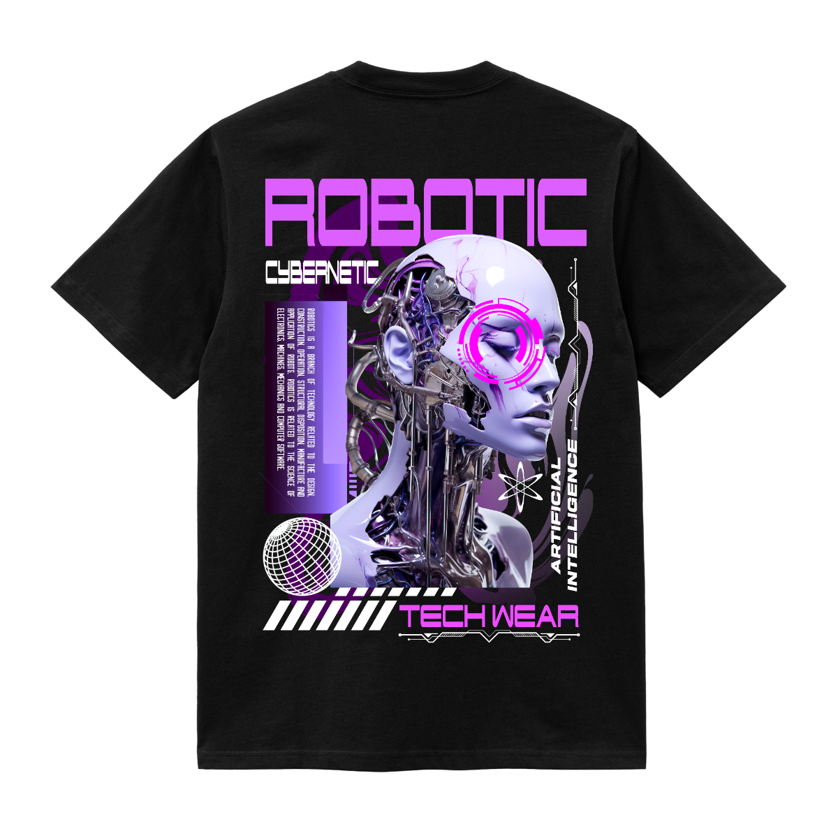 Robotic Tech Wear T-Shirt – Artificial Intelligence Edition