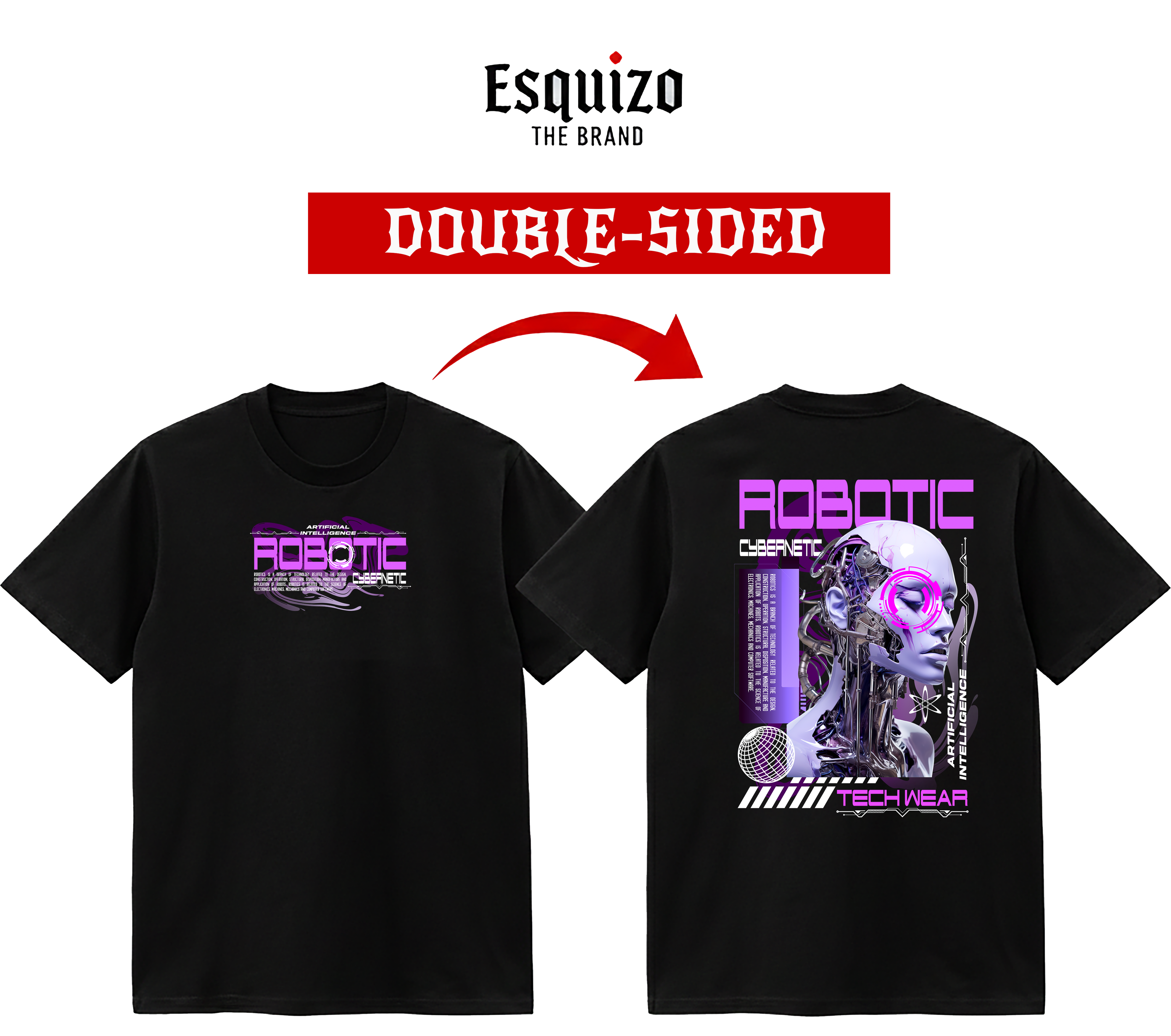 Robotic Tech Wear T-Shirt – Artificial Intelligence Edition