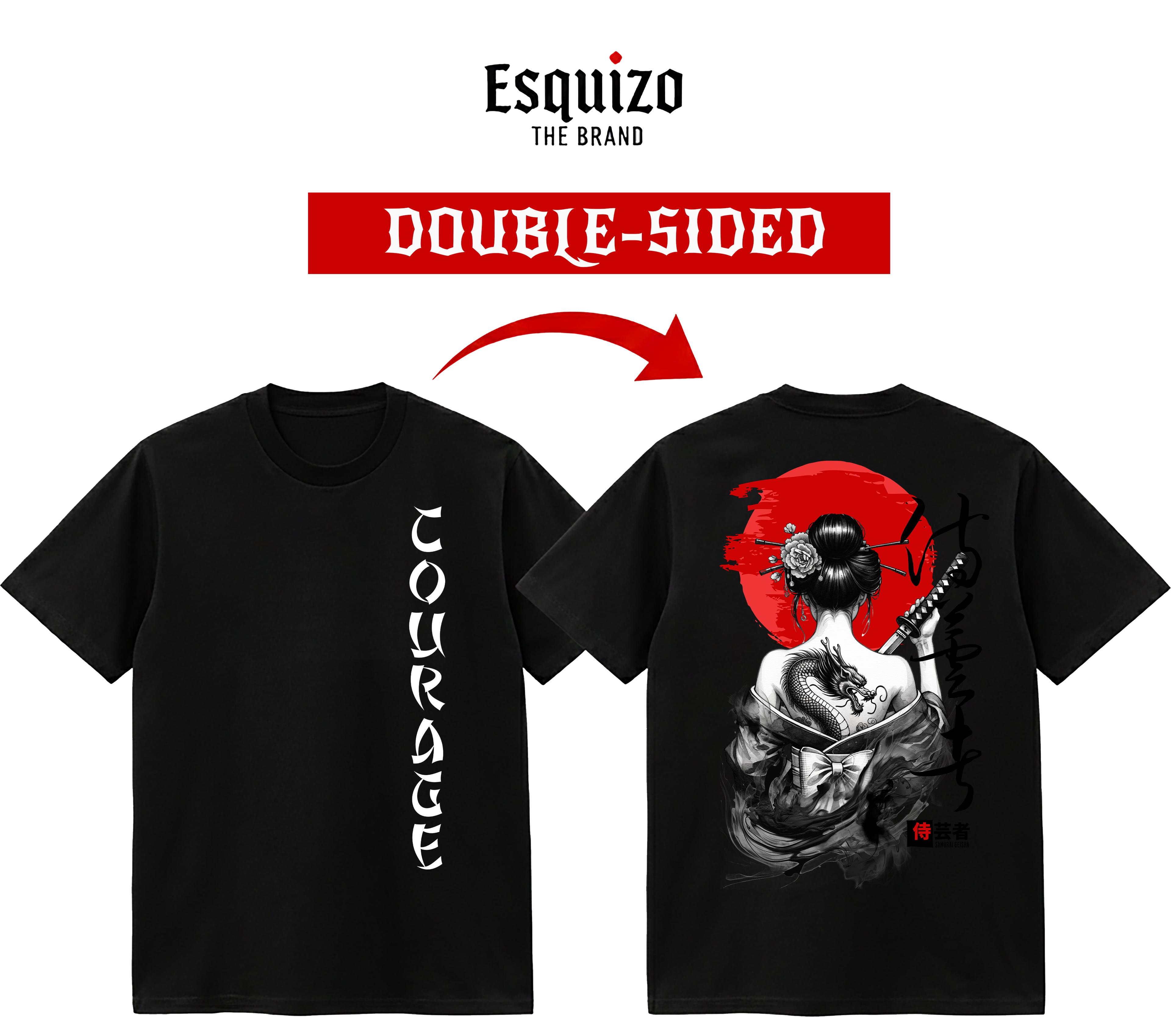 Dragon Geisha T-Shirt – Onna-musha Edition