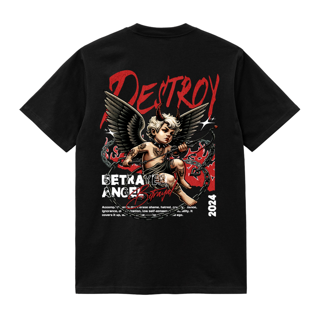 Betrayed Angel T-Shirt – Destroy & Betrayal Edition