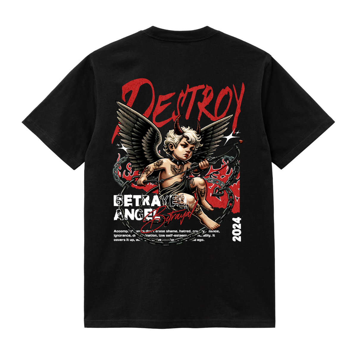 Betrayed Angel T-Shirt – Destroy & Betrayal Edition