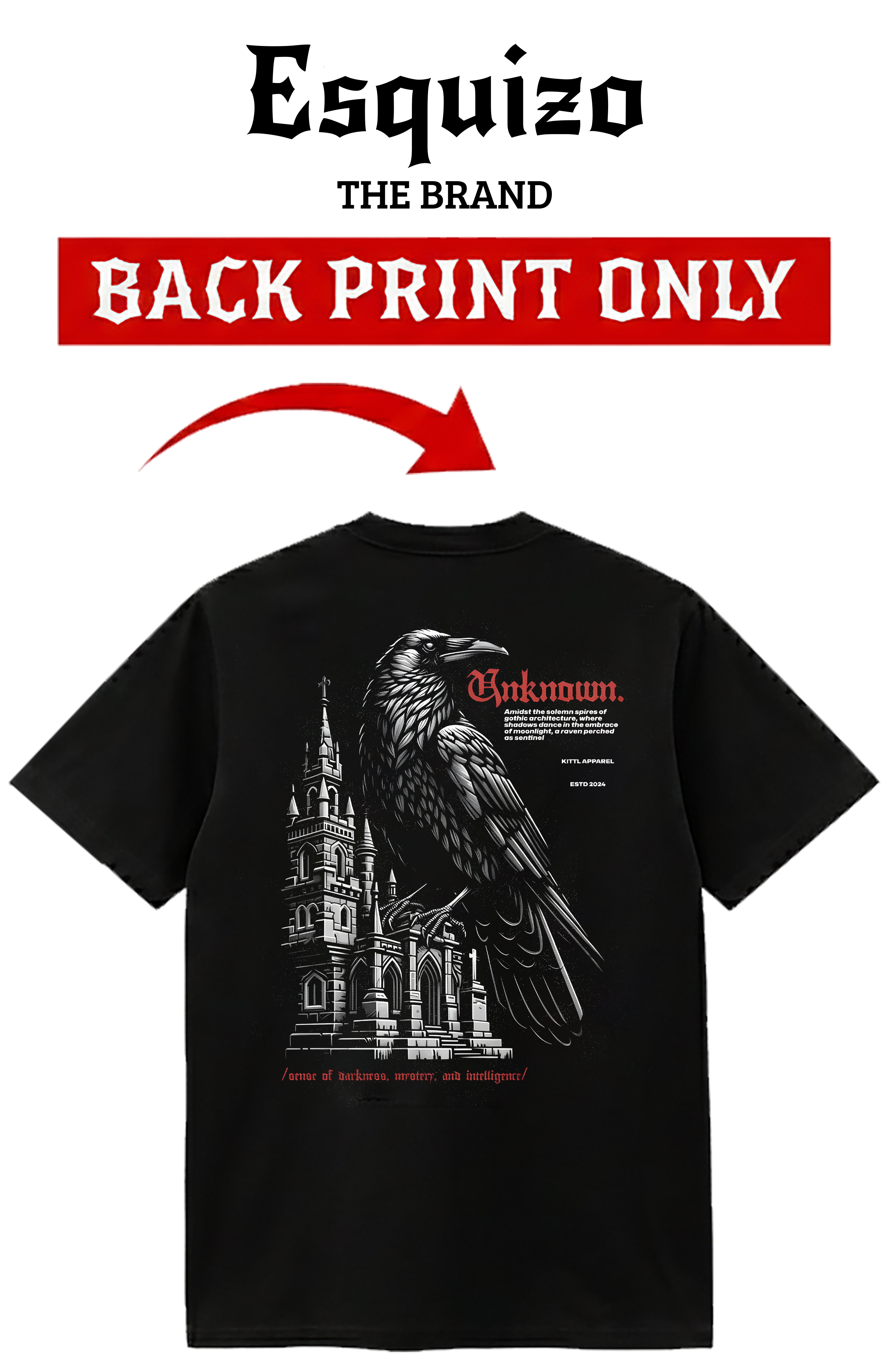 Unknown Sentinel T-Shirt – Gothic Cathedral Edition