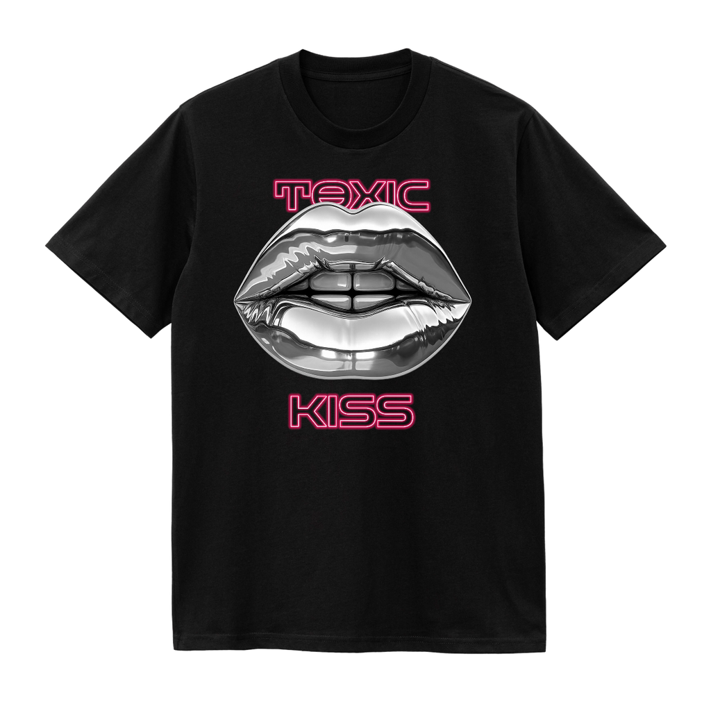 Electric Kiss T-Shirt – Chrome Lips Edition